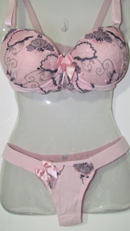 Ref.: 956 - Rosa com Preto - GG